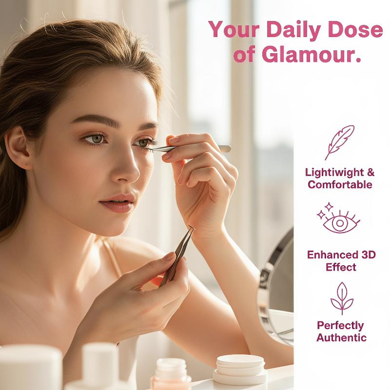 Eyelash Extension Natural - 1세트 코믹 로워래쉬 익스텐션 클러스터 내추럴