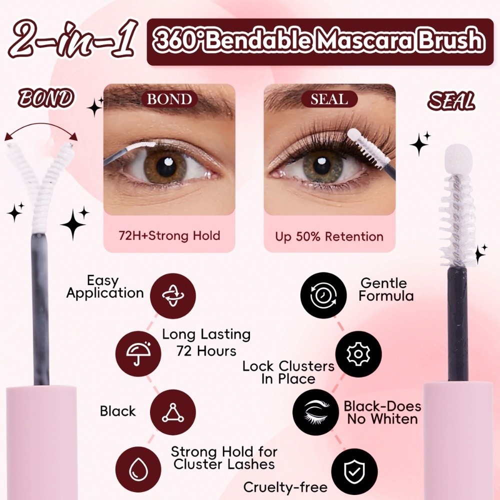 Eyelash Extension Or Extensions - 8-18mm 길이의 인조 속눈썹 본드 및