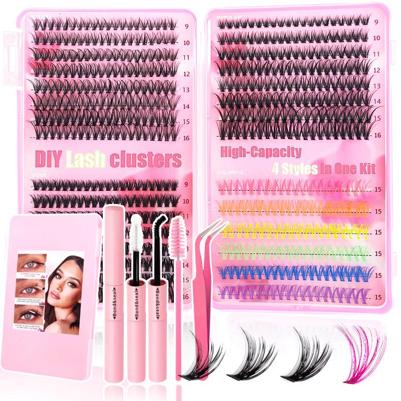 Eyelash Extension Or Extensions - 속눈썹 연장 키트 내추럴 컬러 위스피