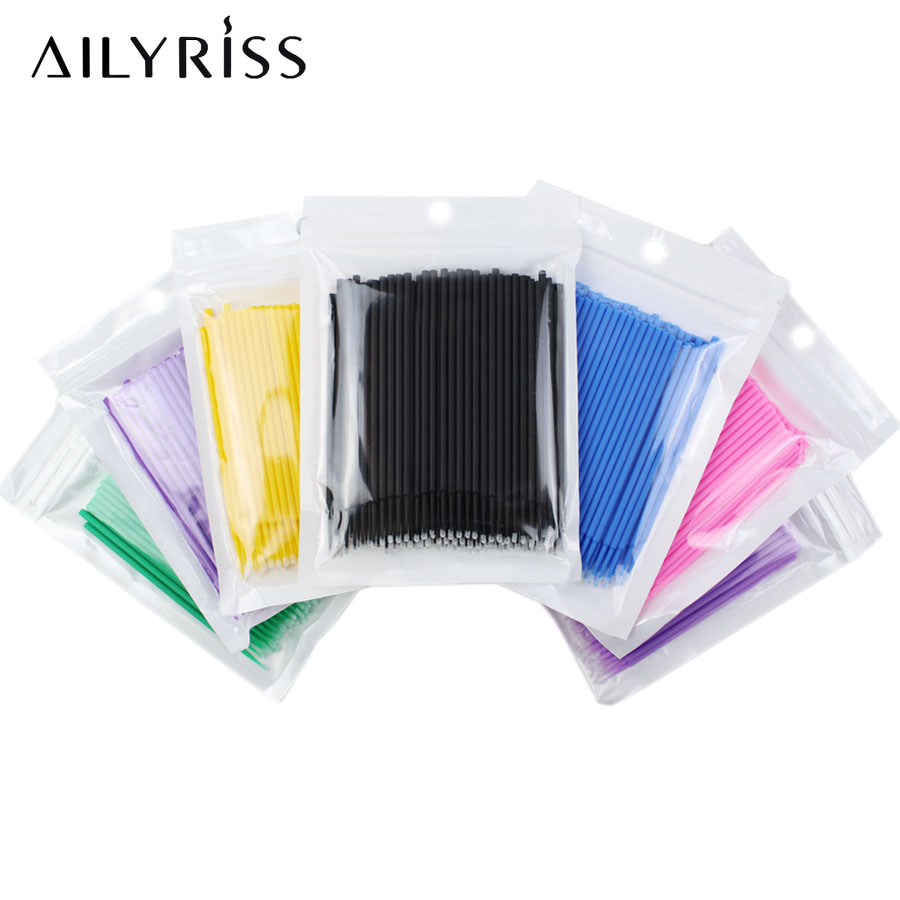 일회용 속눈썹 브러쉬 면봉 100pcs 마이크로 브러쉬 - Eyelash Extension Remover 리뷰 및 가격
