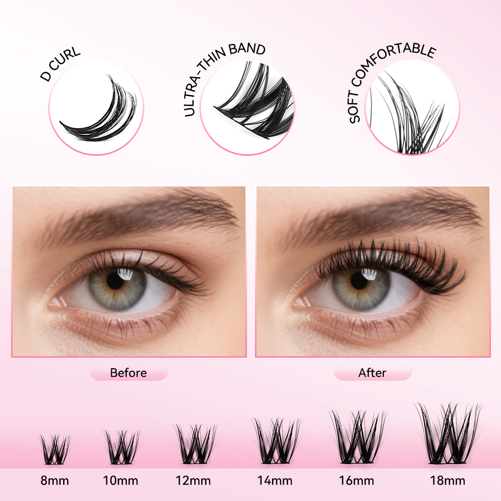 uCoolMe Lashes Flora 희미하고 스파이키 - Eyelash Extension Home Service 리뷰 및 가격