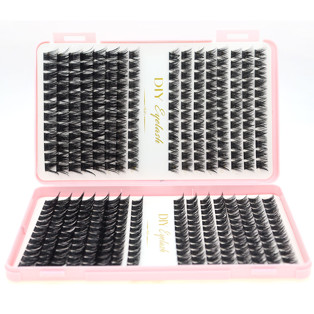 DIY 홈 속눈썹 연장 키트 384개의 인조 속눈썹으로 - Eyelash Extension Home Service 리뷰 및 가격