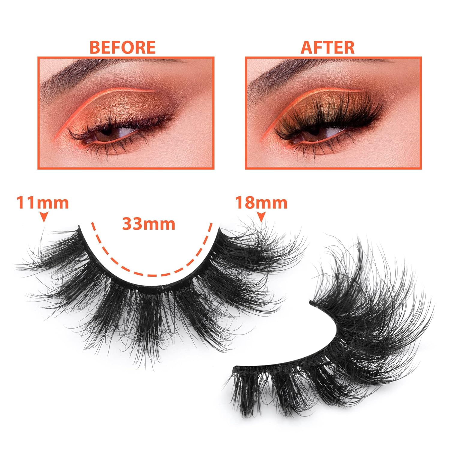 7 쌍 푹신한 속눈썹 8D 거짓 속눈썹 20mm 가짜  - Eyelash Extension Cat Eye 리뷰 및 가격