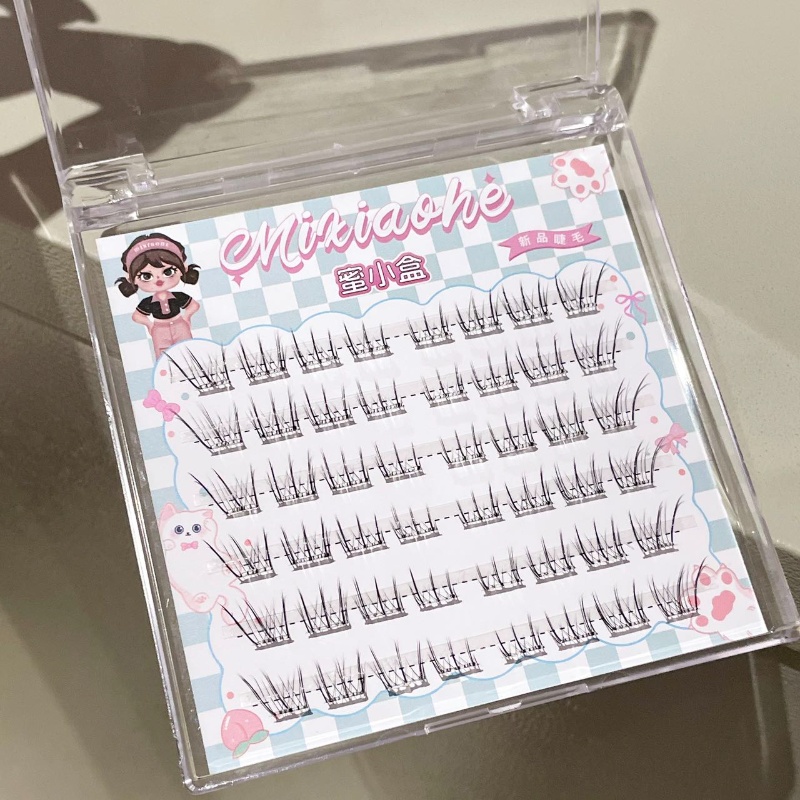 믹시아오허 글루 프리 스트레이트 속눈썹, 자연스럽고 부 - Eyelash Extension Natural 리뷰 및 가격