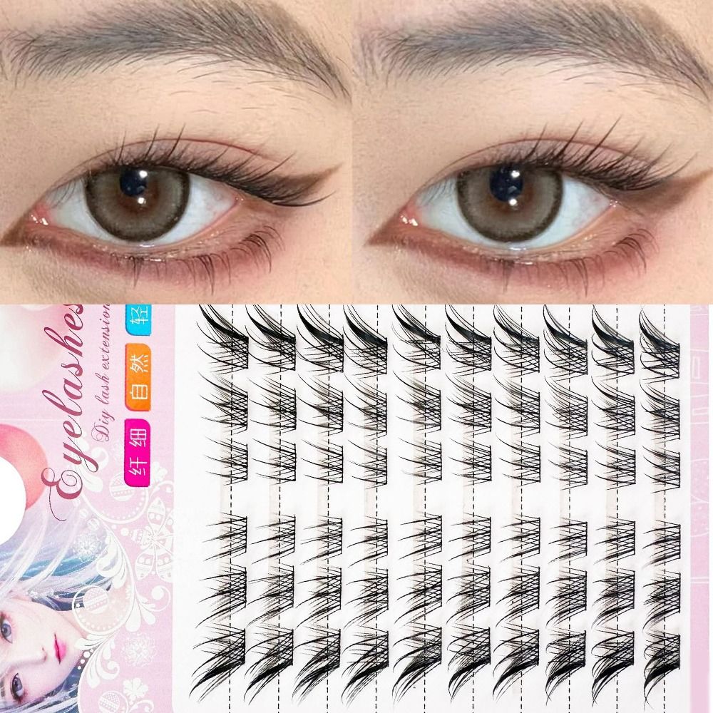 3D 캣아이 클러스터 속눈썹 만화풍 폭스 내추럴 인조  - Eyelash Extension Cat Eye 리뷰 및 가격