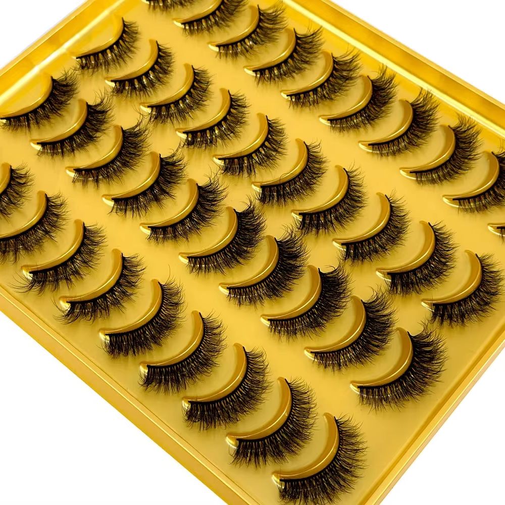 AMSDCN 내추럴 래쉬즈 짧은 속눈썹 위스피 인조 밍 - Eyelash Extension Cat Eye 리뷰 및 가격