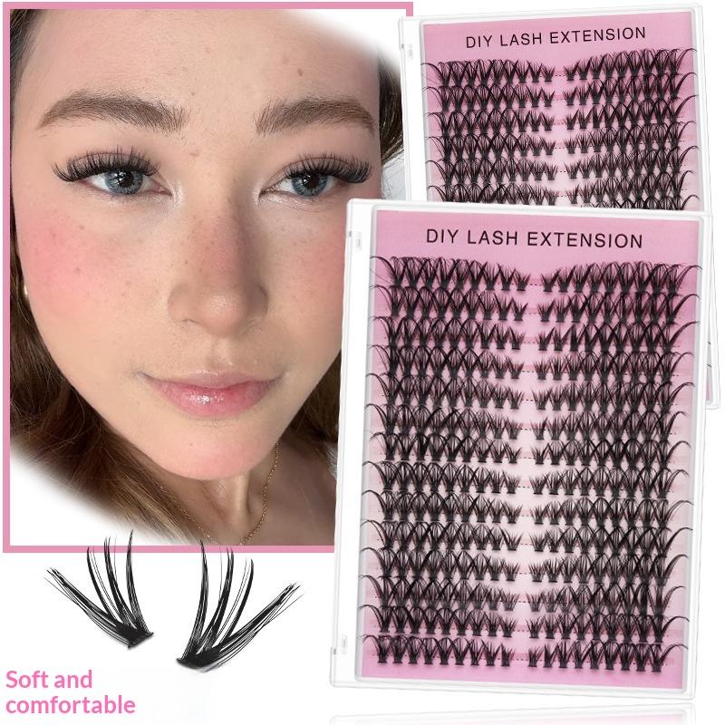 호이투 14줄 DIY 속눈썹 연장 클러스터 개별 속눈썹 - Eyelash Extension Or Extensions 리뷰 및 가격