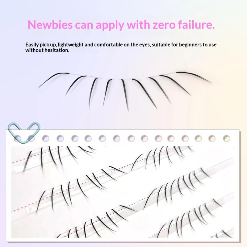 1세트 코믹 로워래쉬 익스텐션 클러스터 내추럴 셀프 접 - Eyelash Extension Natural 리뷰 및 가격