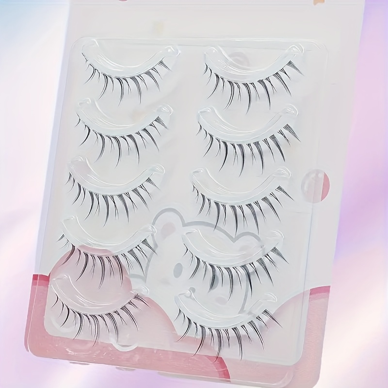 초보자를 위한 애니메이션 코스프레 인조 속눈썹 5쌍,  - Eyelash Extension Or Extensions 리뷰 및 가격