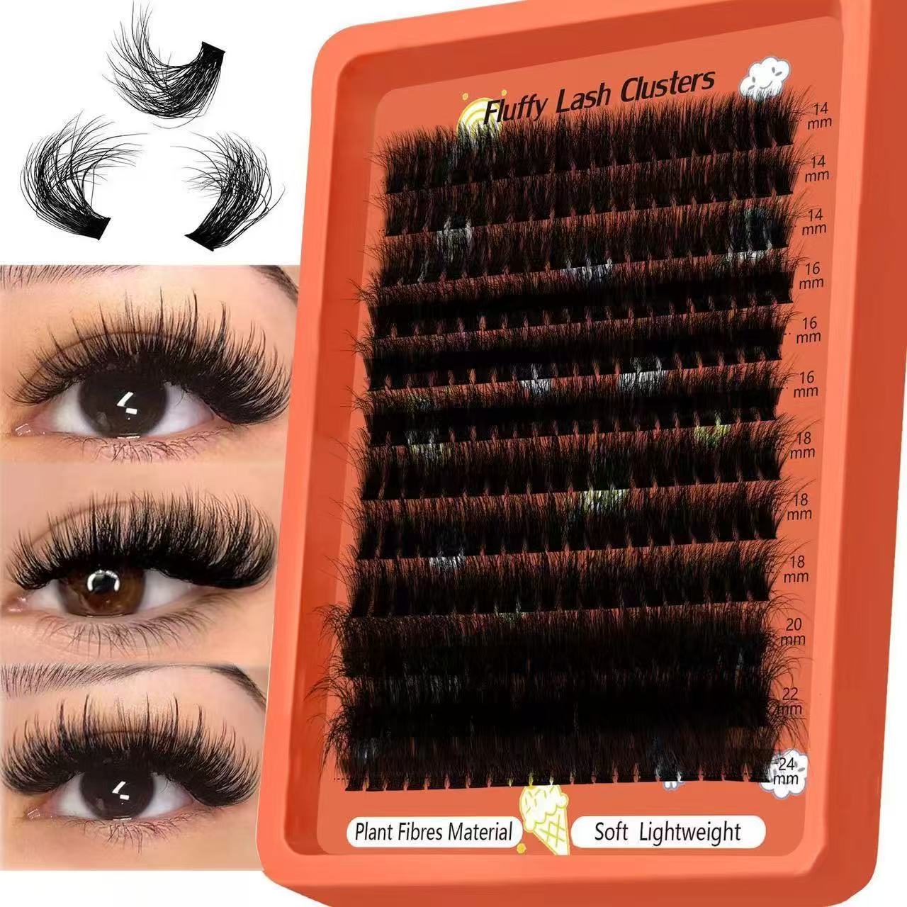 80D-100D 플러피 클러스터 속눈썹 8D D컬 0. - Eyelash Extension Home Service 리뷰 및 가격