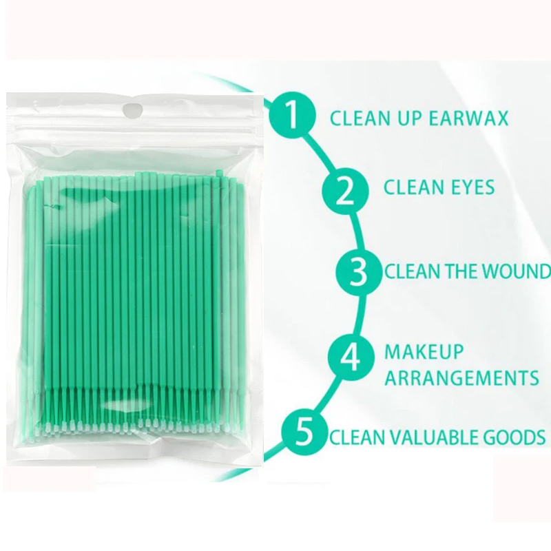 50/100PCS 일회용 마이크로 브러쉬 속눈썹 연장  - Eyelash Extension Remover 리뷰 및 가격