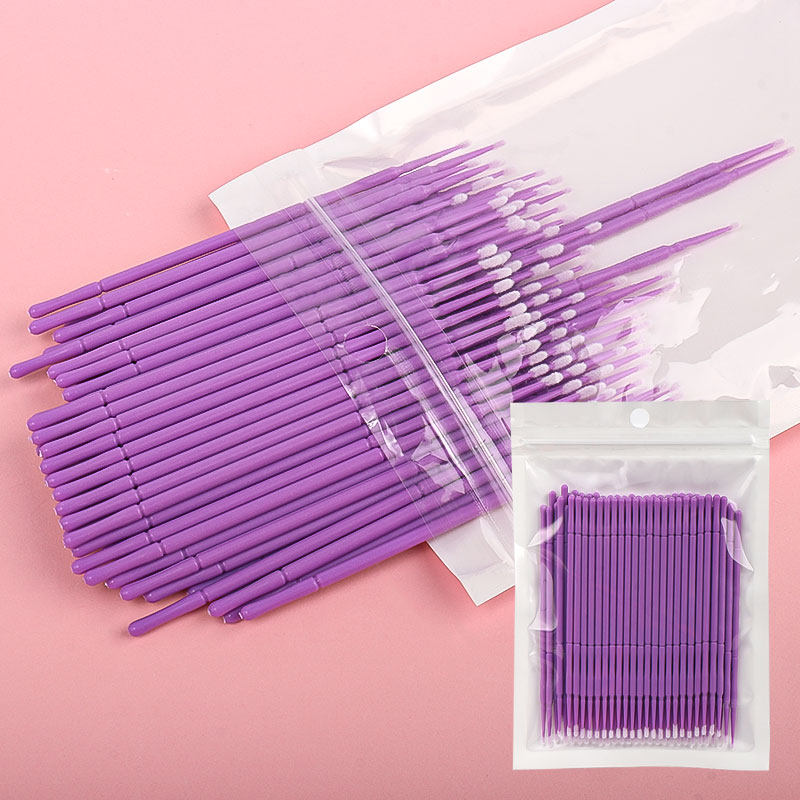 100개/봉지 대나무 속눈썹 연장 클리닝 면봉 래쉬 리 - Eyelash Extension Remover 리뷰 및 가격