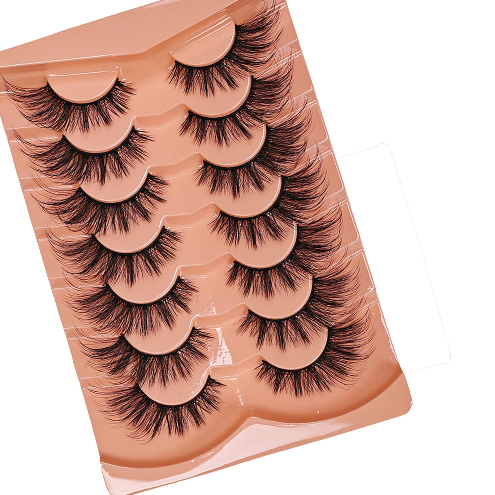 7쌍의 캣아이 속눈썹 3D 내추럴 인조 속눈썹 5D 풍 - Eyelash Extension Cat Eye 리뷰 및 가격
