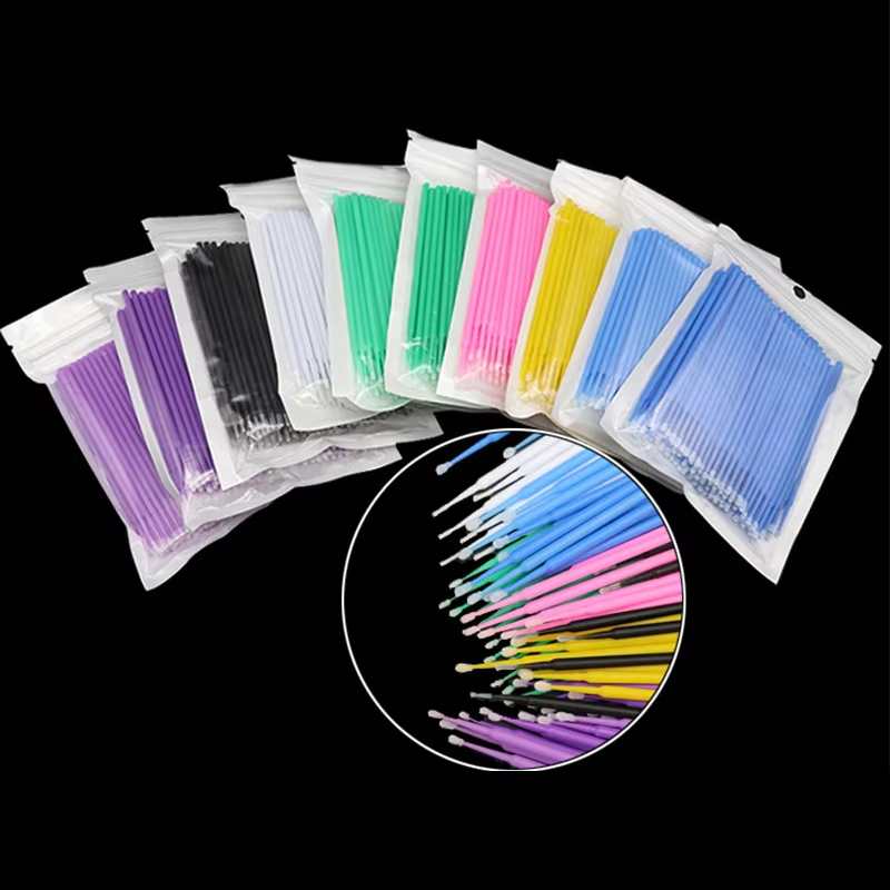 100개 속눈썹 세척 브러쉬 속눈썹 연장용 마이크로 면 - Eyelash Extension Remover 리뷰 및 가격