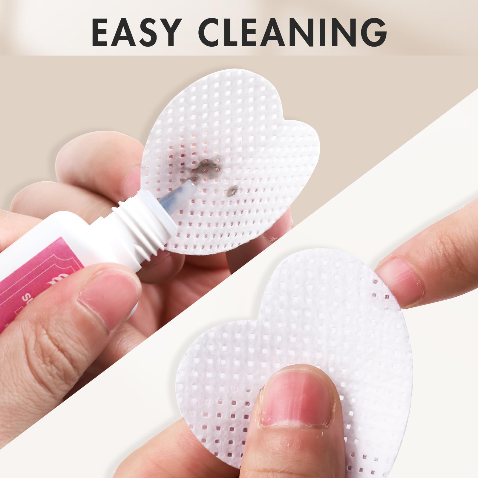200개입 보풀 없는 네일 와이프, 속눈썹 연장 접착제 - Eyelash Extension Home Service 리뷰 및 가격
