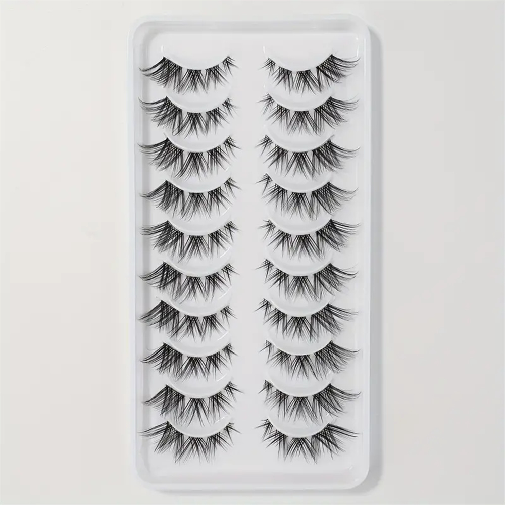 10 쌍 가짜 속눈썹 클러스터 속눈썹 자연스러운 모양, - Eyelash Extension Cat Eye 리뷰 및 가격
