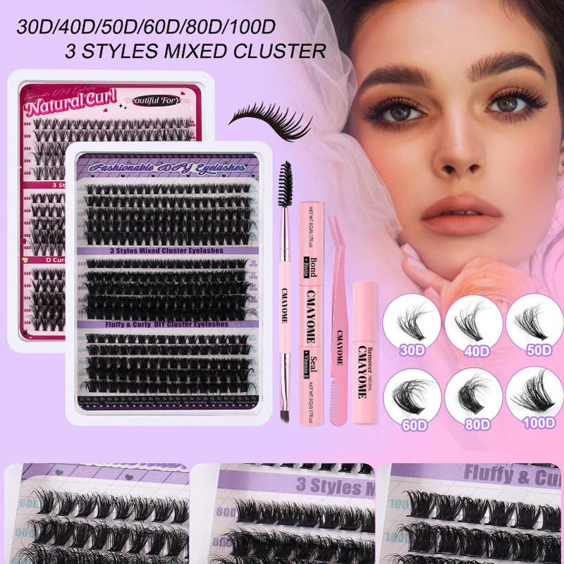 DIY 속눈썹 연장 키트 144개 속눈썹 클러스터 부드 - Eyelash Extension Or Extensions 리뷰 및 가격