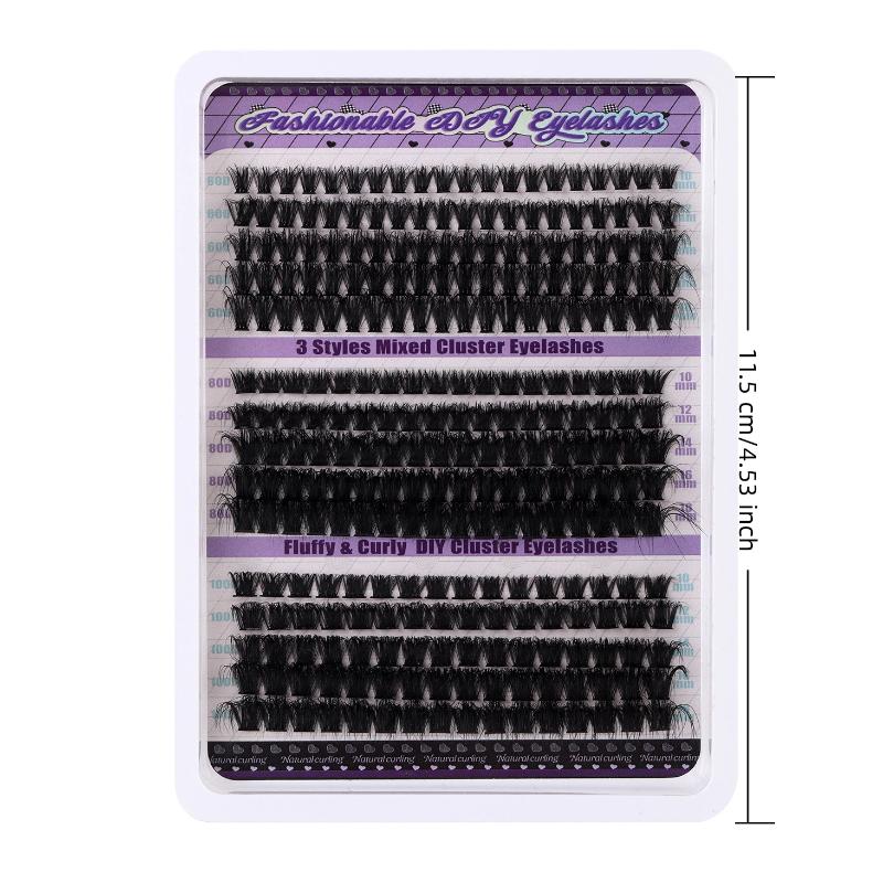DIY 속눈썹 연장 키트 144개 속눈썹 클러스터 부드 - Eyelash Extension Or Extensions 리뷰 및 가격