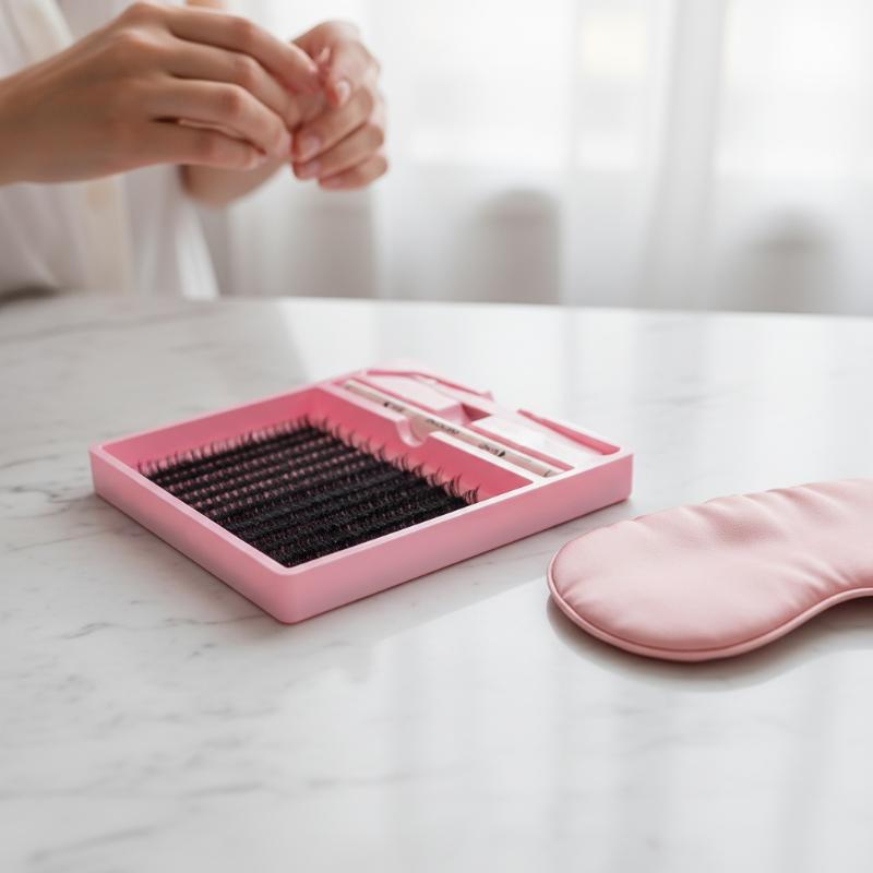 DIY 클러스터 속눈썹 연장 키트 개별 속눈썹 전문 핀 - Eyelash Extension Home Service 리뷰 및 가격