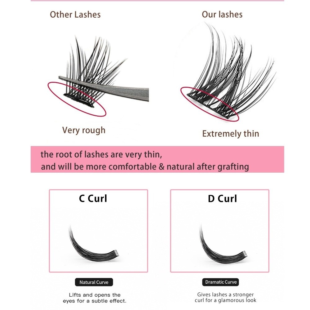 내추럴 룩 DIY 속눈썹 연장 키트 풍성한 무접착 인조 - Eyelash Extension Natural 리뷰 및 가격