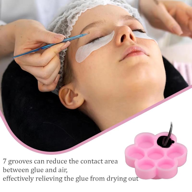 속눈썹 연장 꽃 모양 접착제 컵 120개 자체 접착식  - Eyelash Extension Process 리뷰 및 가격
