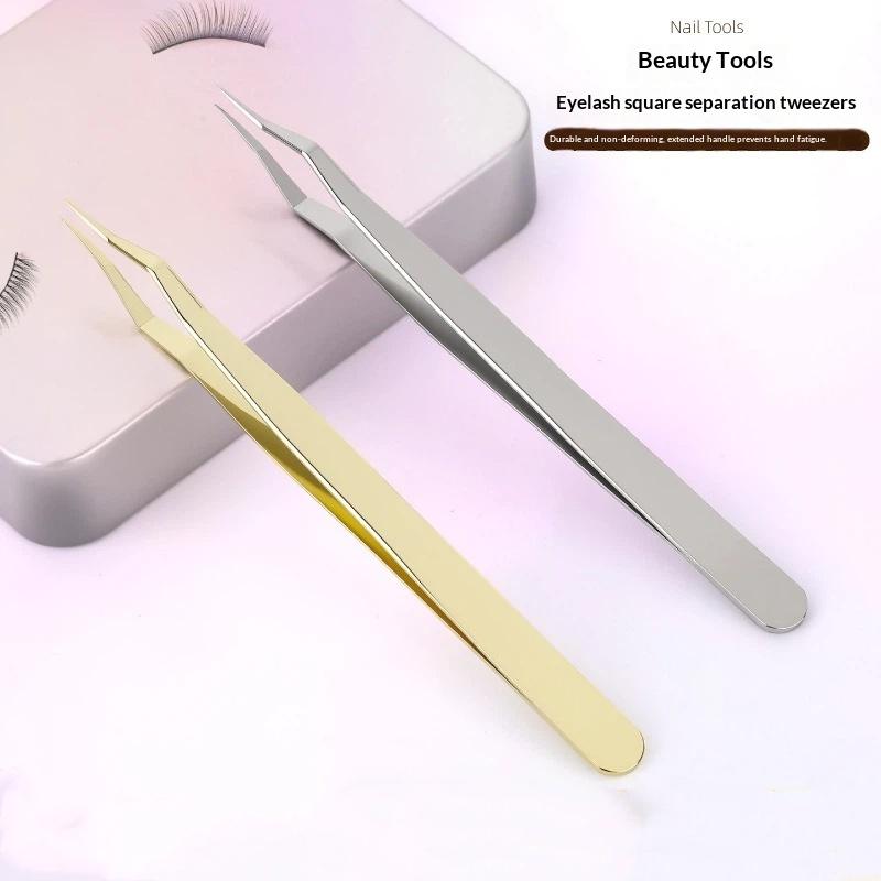 @*1 세트 스테인레스 스틸 속눈썹 연장 핀셋 미끄럼  - Eyelash Extension Home Service 리뷰 및 가격