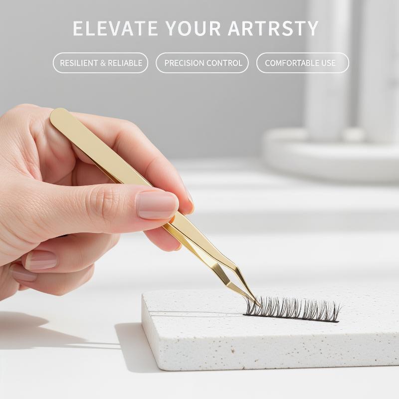 @*1 세트 스테인레스 스틸 속눈썹 연장 핀셋 미끄럼  - Eyelash Extension Home Service 리뷰 및 가격