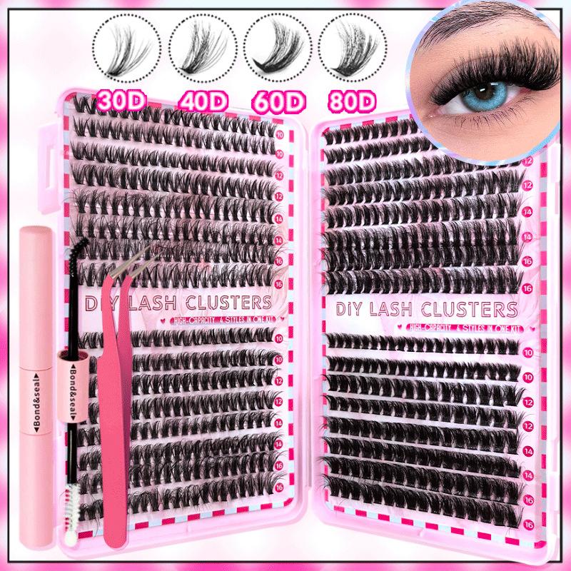 접착제, 리무버, 어플리케이터가 포함된 DIY 속눈썹  - Eyelash Extension Or Extensions 리뷰 및 가격