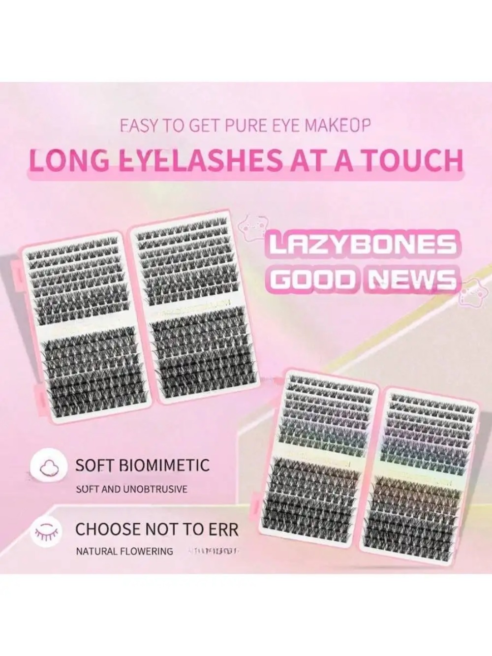 384개 개별 속눈썹, 속눈썹 북 클러스터 연장, 가짜 - Eyelash Extension Home Service 리뷰 및 가격
