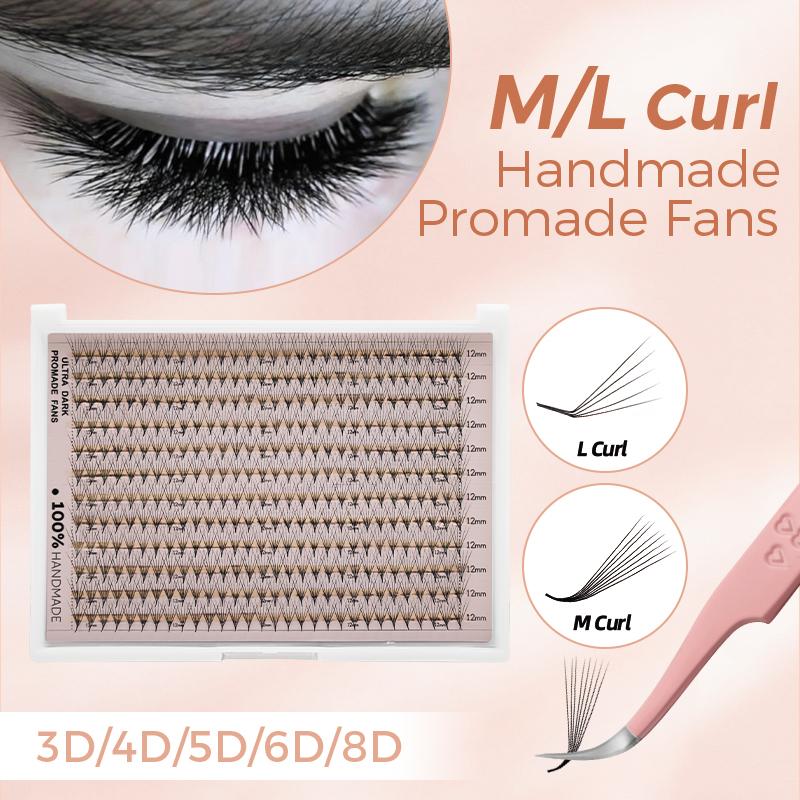 360/600 부케 속눈썹 L컬 M컬 프리메이드 볼륨  - Eyelash Extension Or Extensions 리뷰 및 가격