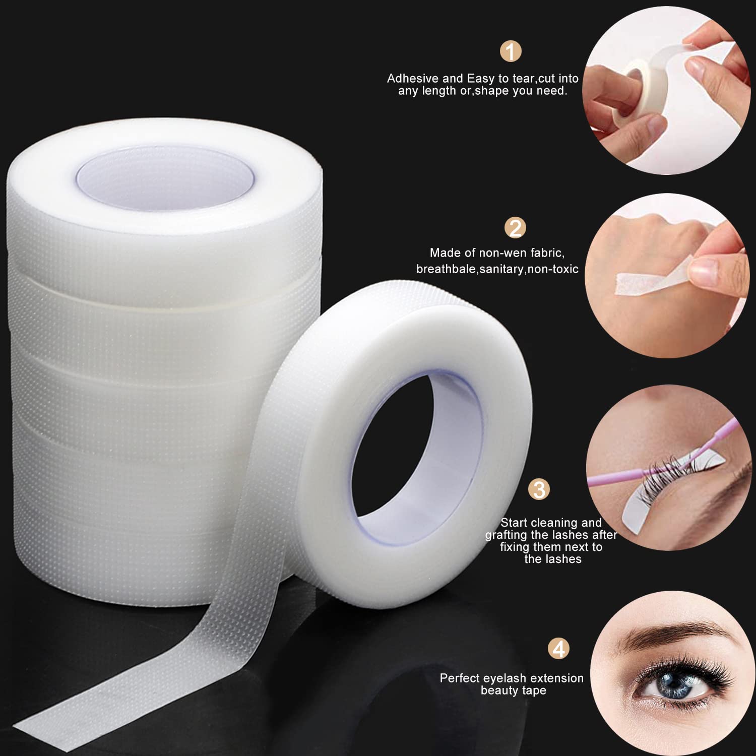 속눈썹 테이프 투명 접착 패브릭 9m/10 야드/롤 접 - Eyelash Extension Remover Gel 리뷰 및 가격