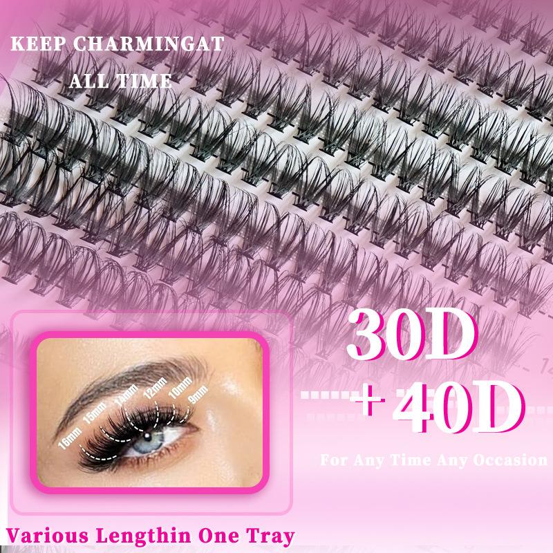 속눈썹 연장 키트 내추럴 컬러 위스피 클러스터 속눈썹  - Eyelash Extension Or Extensions 리뷰 및 가격