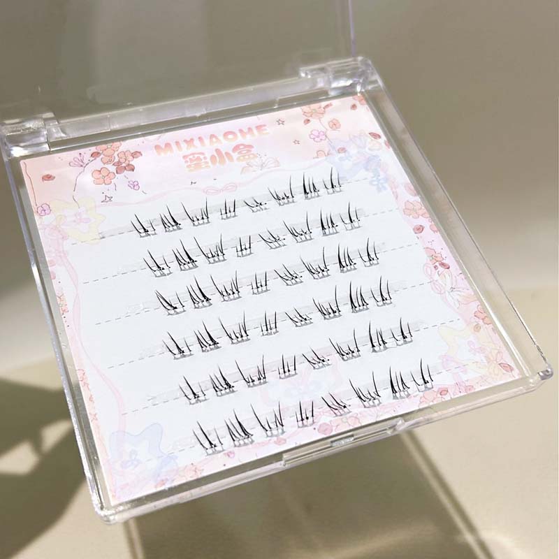 믹시아오허 스타리 망가 로워래쉬 투명 스템 풍성한 자연 - Eyelash Extension Natural 리뷰 및 가격