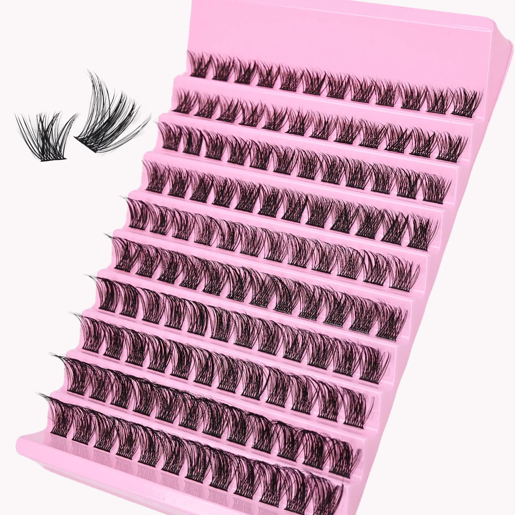 D컬 개별 속눈썹 클러스터, 풍성한 볼륨 DIY 속눈썹 - Eyelash Extension Home Service 리뷰 및 가격