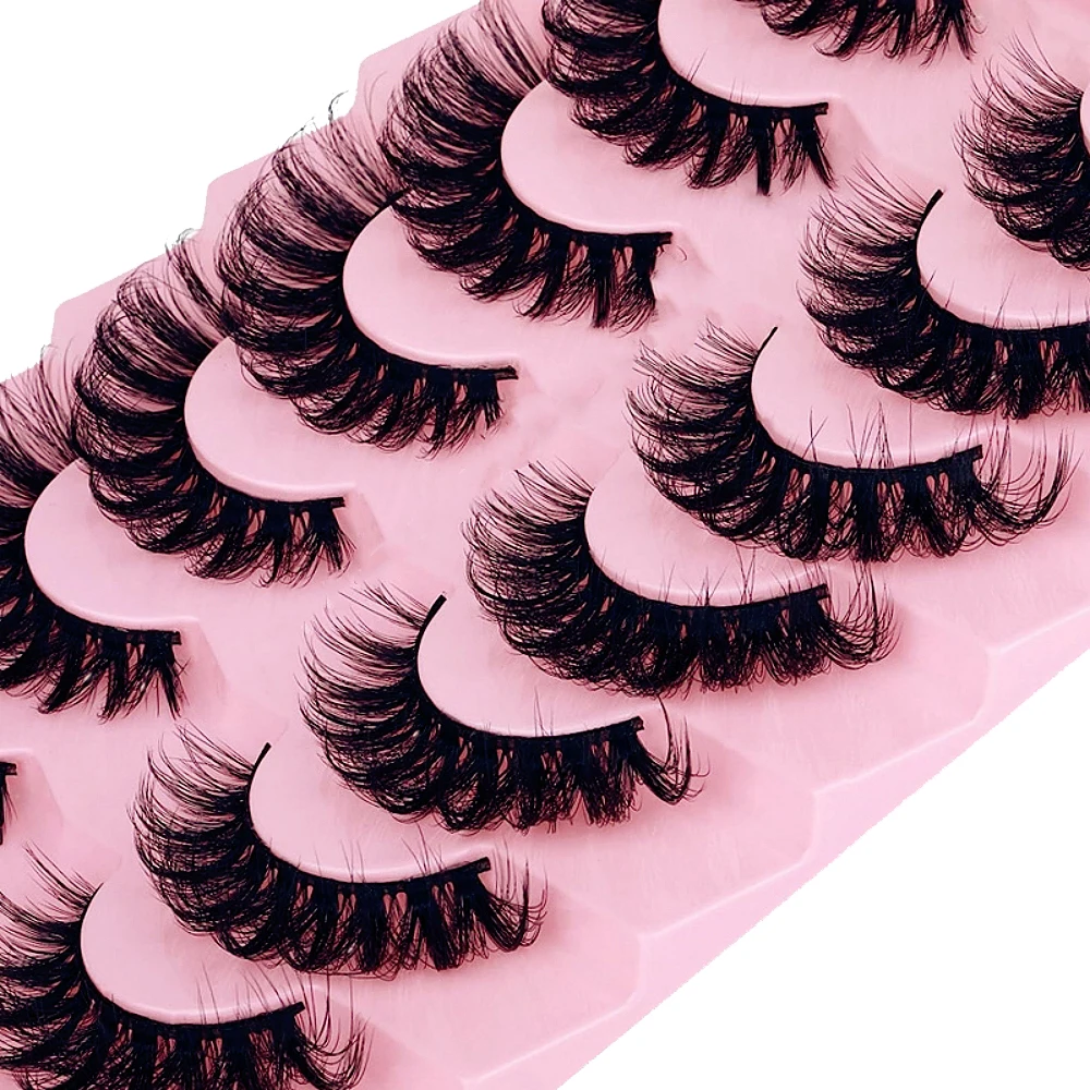 7쌍의 캣아이 인조 밍크 속눈썹, 풍성하고 자연스러운  - Eyelash Extension Cat Eye 리뷰 및 가격