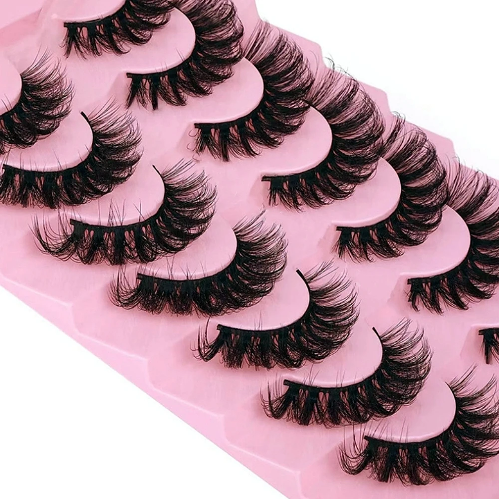 7쌍의 캣아이 인조 밍크 속눈썹, 풍성하고 자연스러운  - Eyelash Extension Cat Eye 리뷰 및 가격
