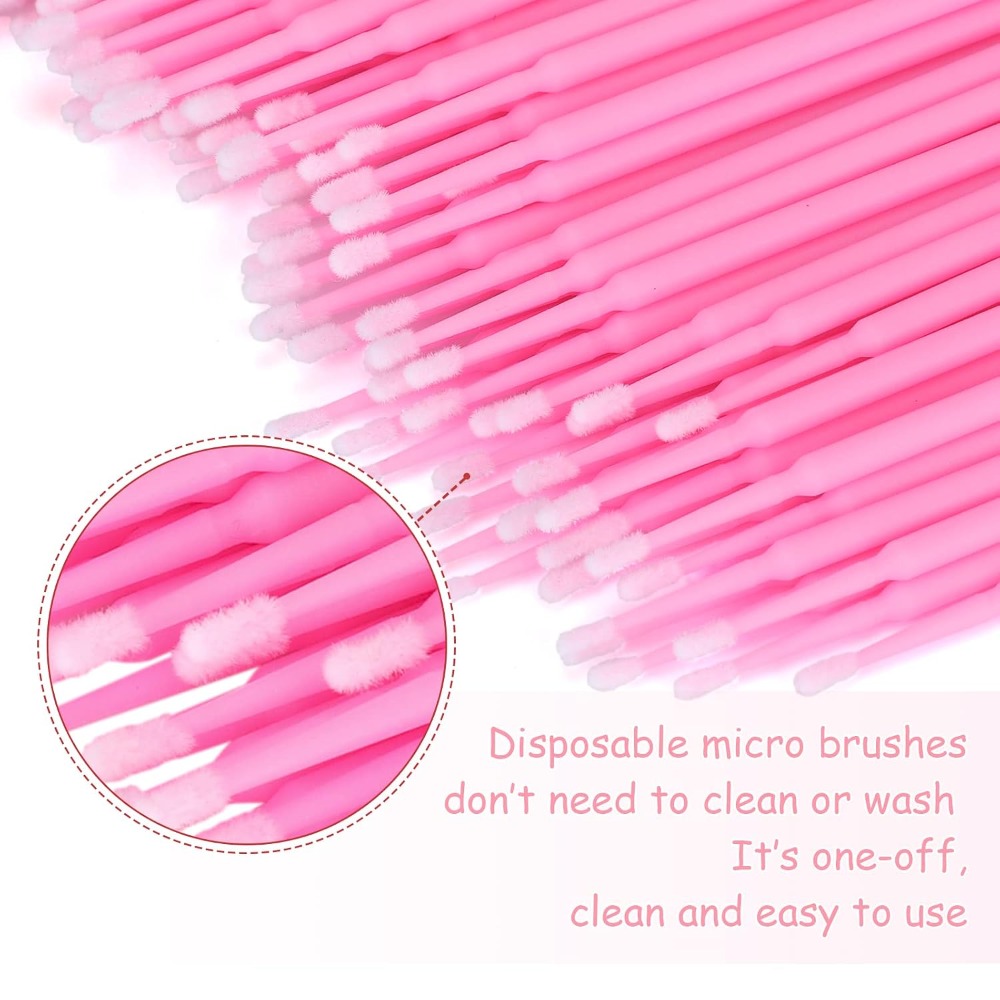 500개입 일회용 마이크로 면봉, 구부릴 수 있는 속눈 - Eyelash Extension Remover 리뷰 및 가격